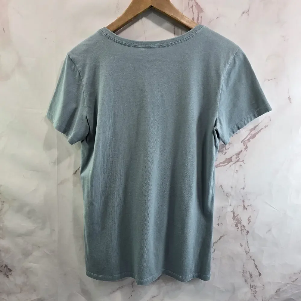 Life Is Good T Shirt Womens Medium Blue Pooh Piglet Short Crusher V Best Things - Picture 5 of 10